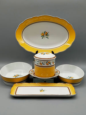 Hutschenreuther Medley Alfabia Geschirr Set Zitronen-Design