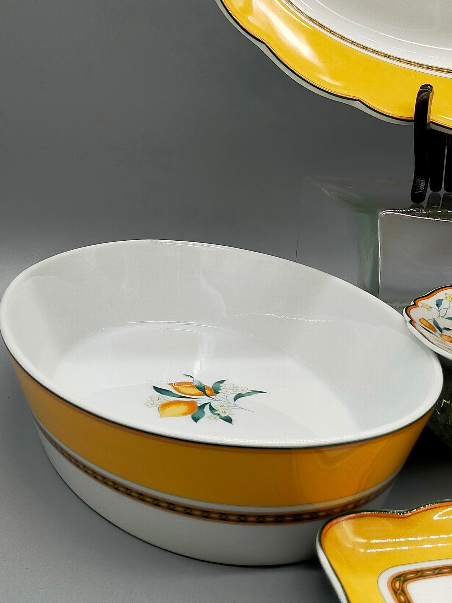 Hutschenreuther Medley Alfabia Geschirr Set Zitronen-Design