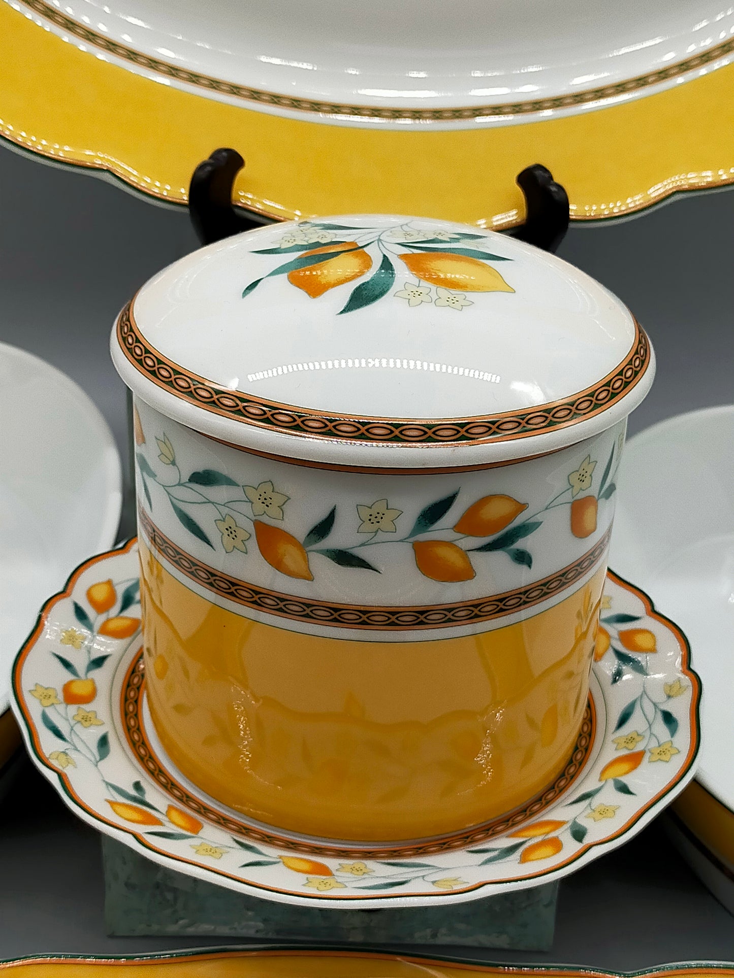 Hutschenreuther Medley Alfabia Geschirr Set Zitronen-Design