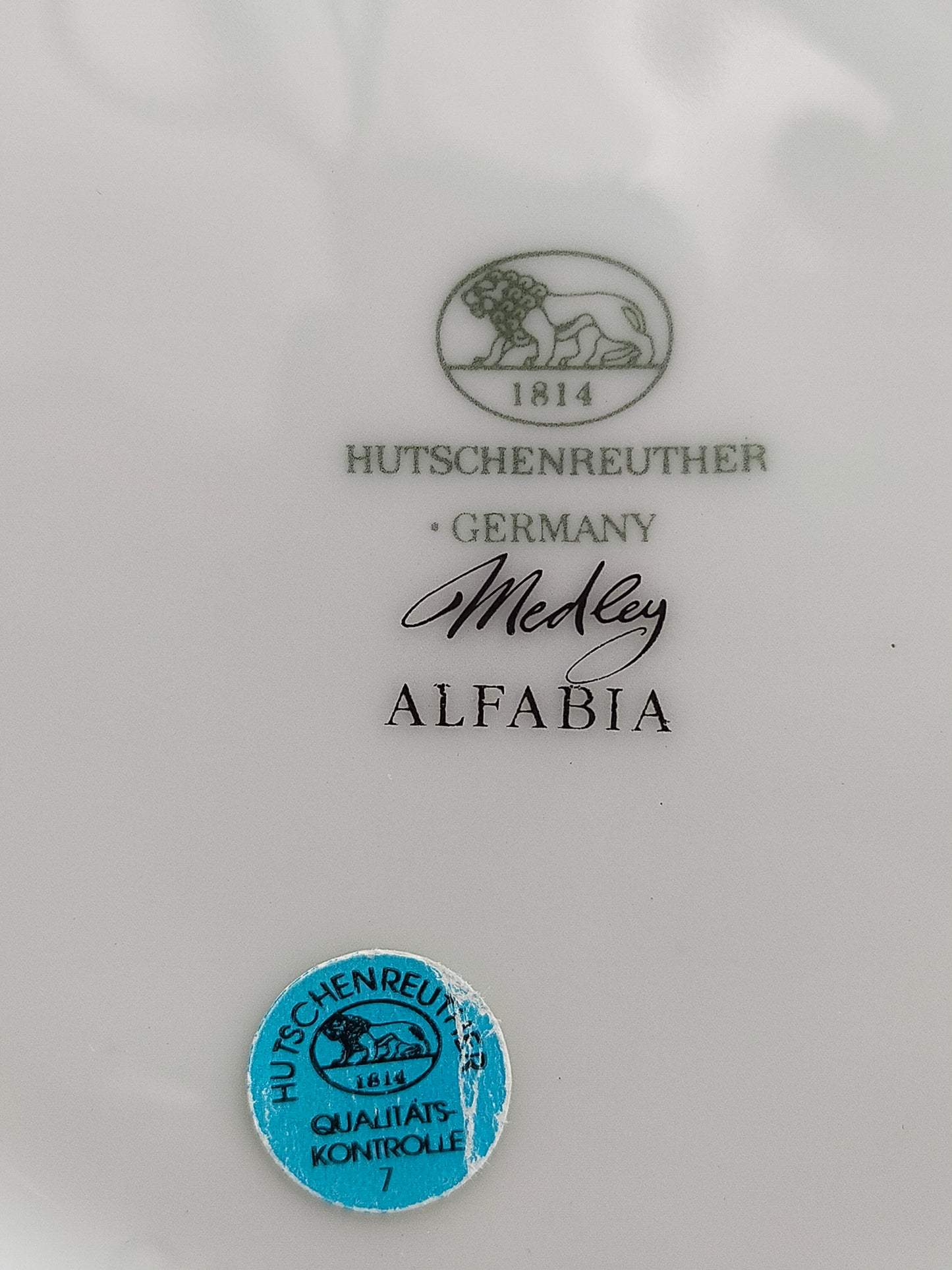 Hutschenreuther Medley Alfabia Geschirr Set Zitronen-Design