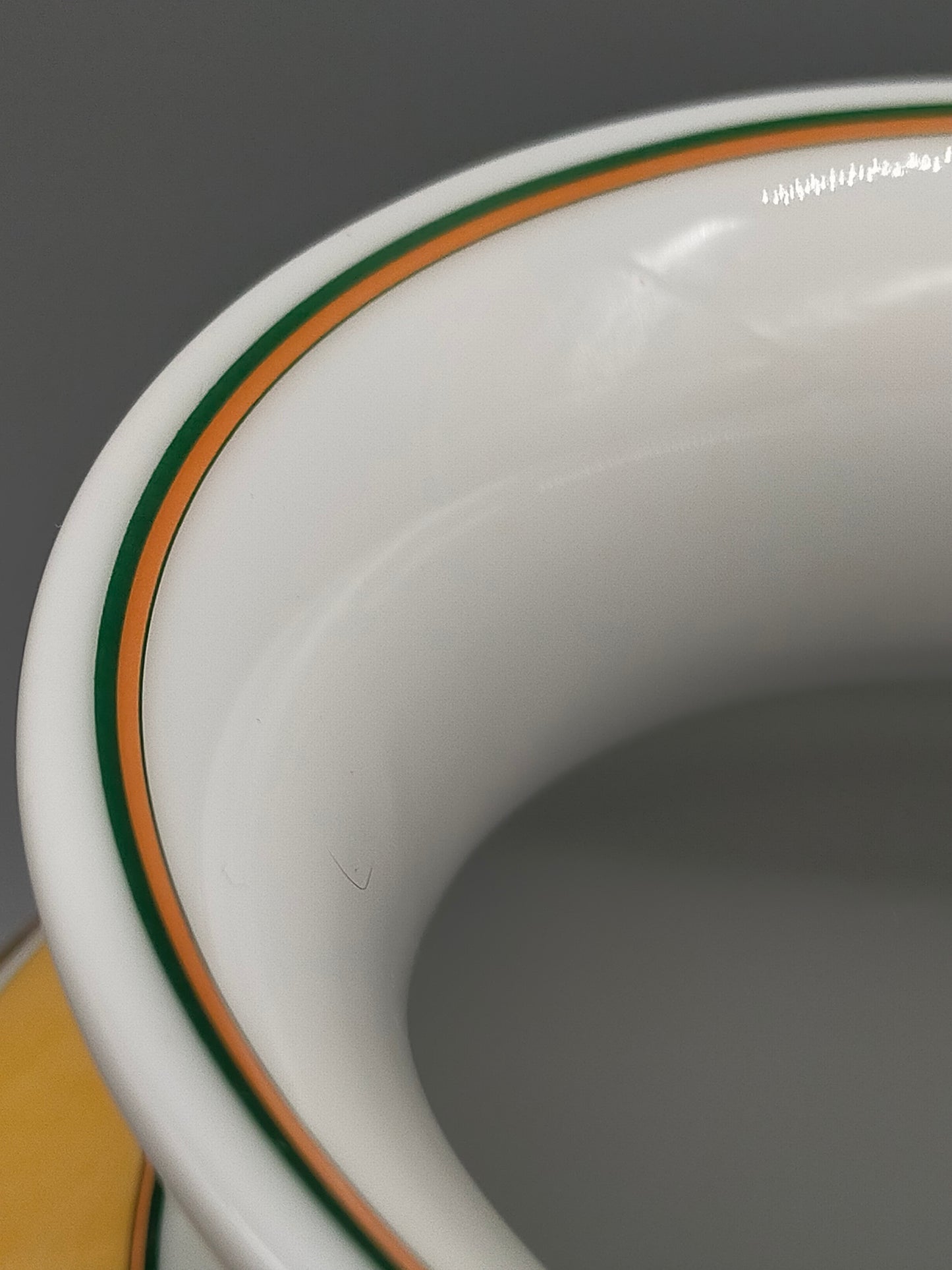 Hutschenreuther Medley Alfabia Vase Orangen Dekor Porzellan