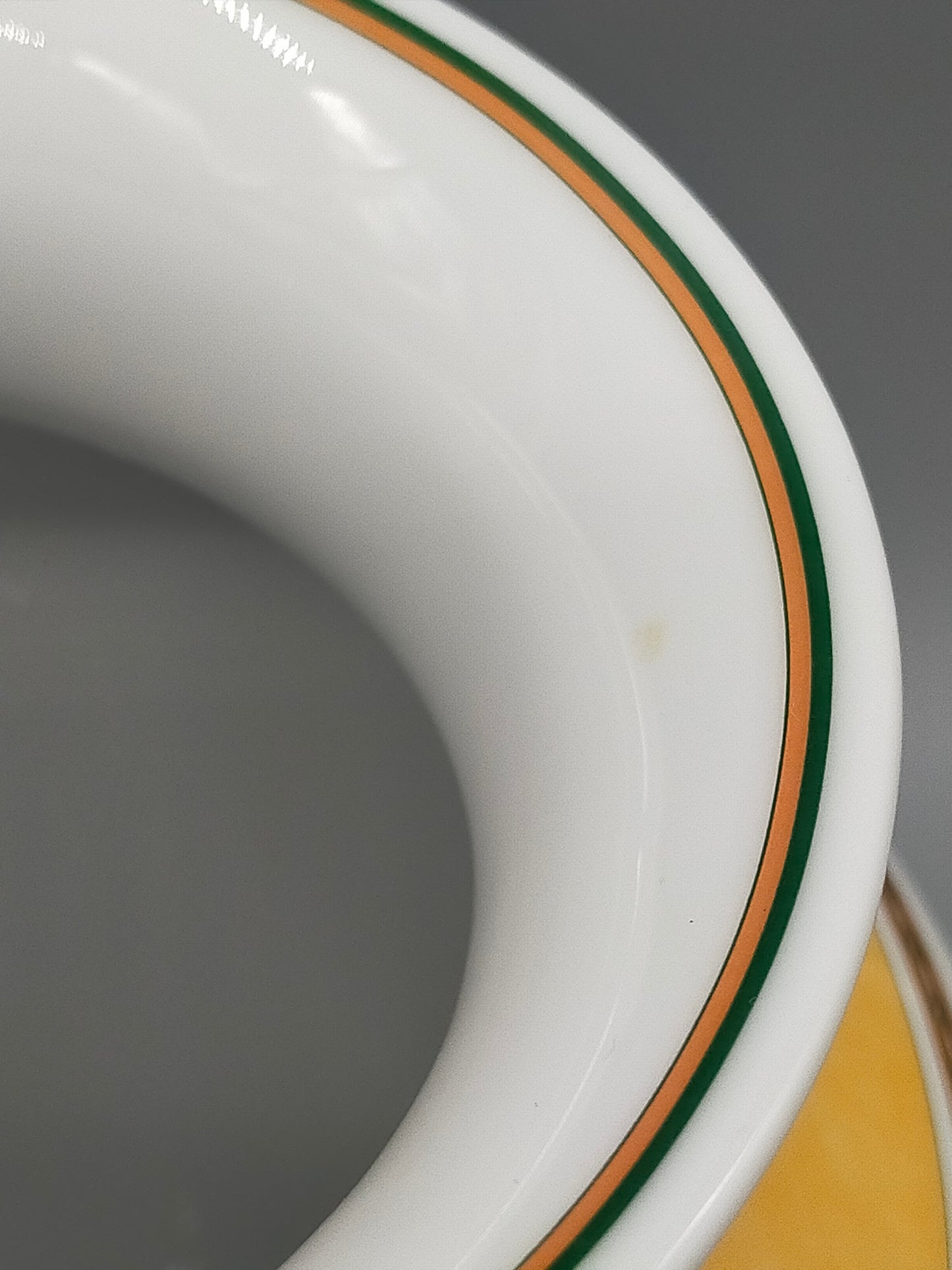 Hutschenreuther Medley Alfabia Vase Orangen Dekor Porzellan