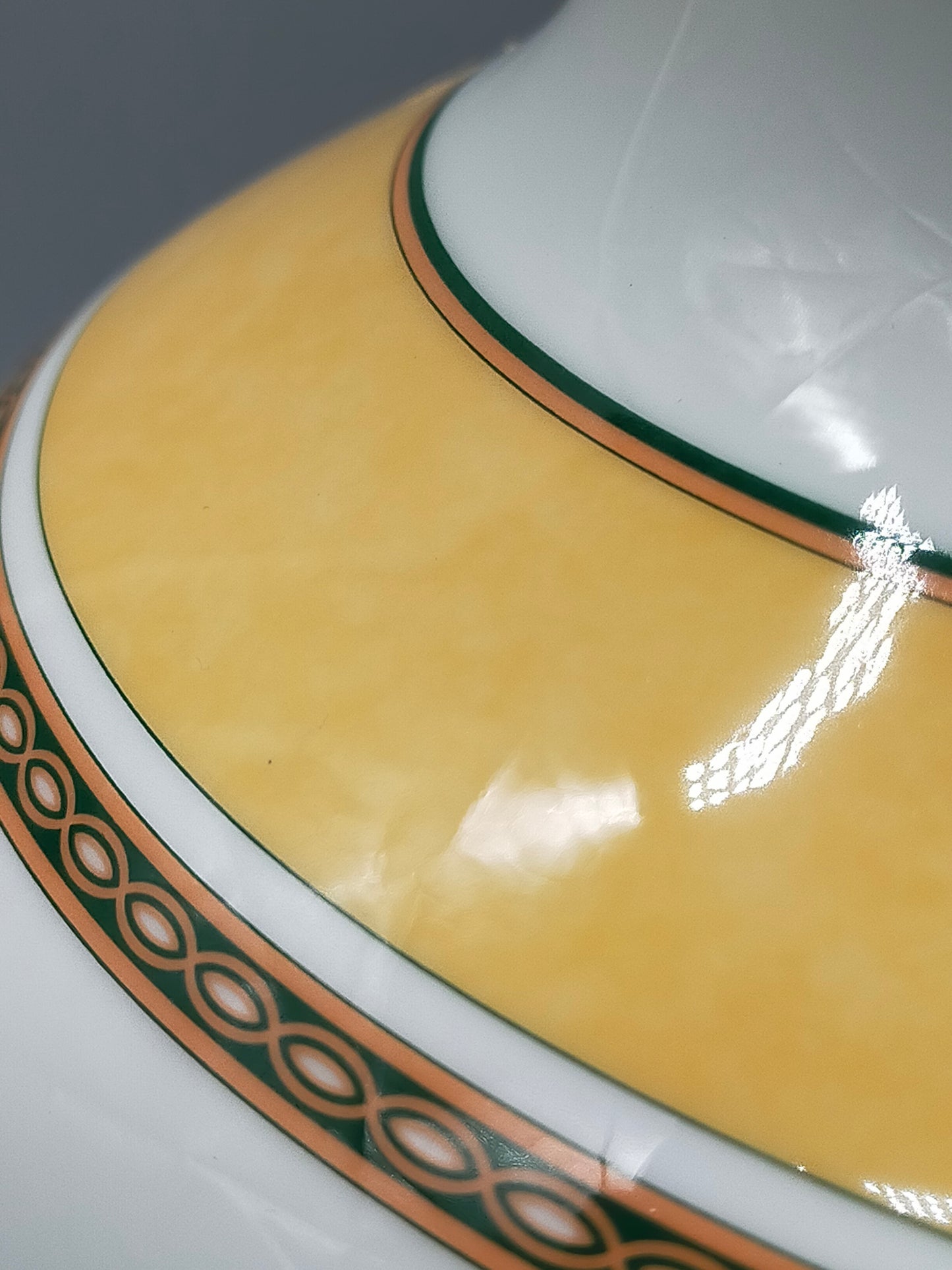 Hutschenreuther Medley Alfabia Vase Orangen Dekor Porzellan