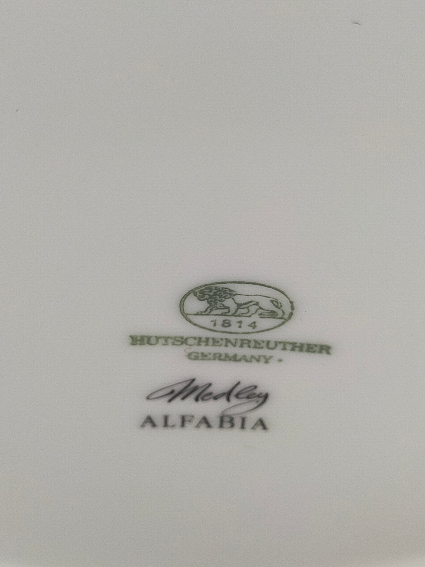 Hutschenreuther Medley Alfabia Vase Orangen Dekor Porzellan