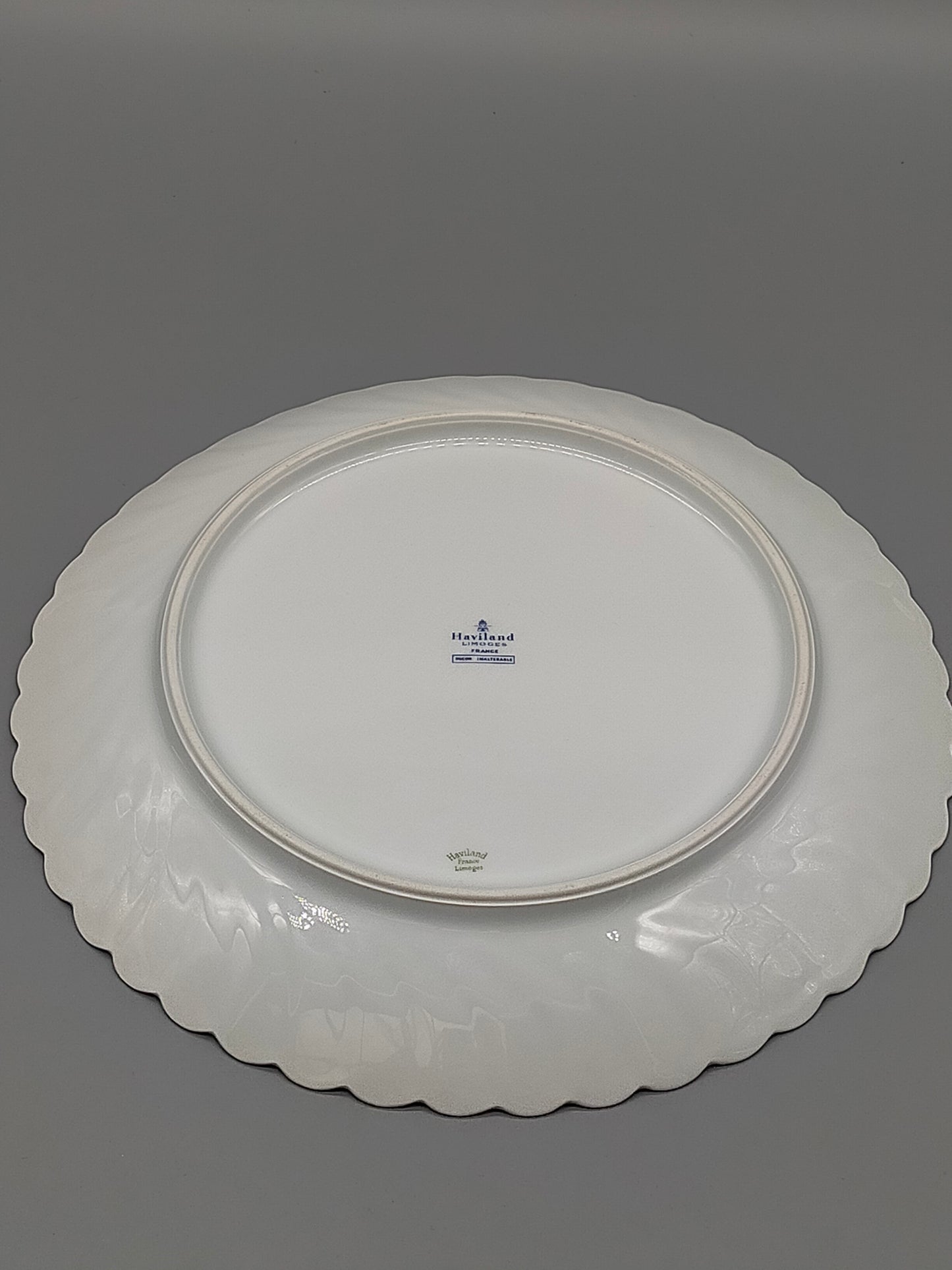 Edler Haviland Limoges Teller mit Rosen Elegantes Porzellan