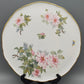 Limoges Porzellan Prunkteller Edles Päonien & Schmetterling Design