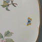 Limoges Porzellan Prunkteller Edles Päonien & Schmetterling Design