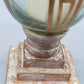 Edler Glas Windlicht Pokal mit Golddekor Antiker Stil