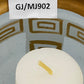 Edler Glas Windlicht Pokal mit Golddekor Antiker Stil