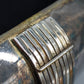 Elegante Vintage Abendtasche in Silber-Optik Luxuriöse Clutch