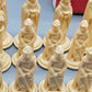 Klassisches Crescent Medieval Chessmen Schachspiel Vintage Brettspiel