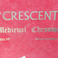 Klassisches Crescent Medieval Chessmen Schachspiel Vintage Brettspiel