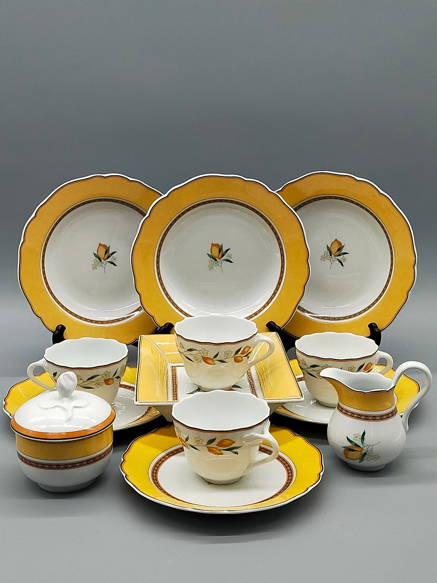 Hutschenreuther Medley Alfabia Kaffeeservice Porzellan