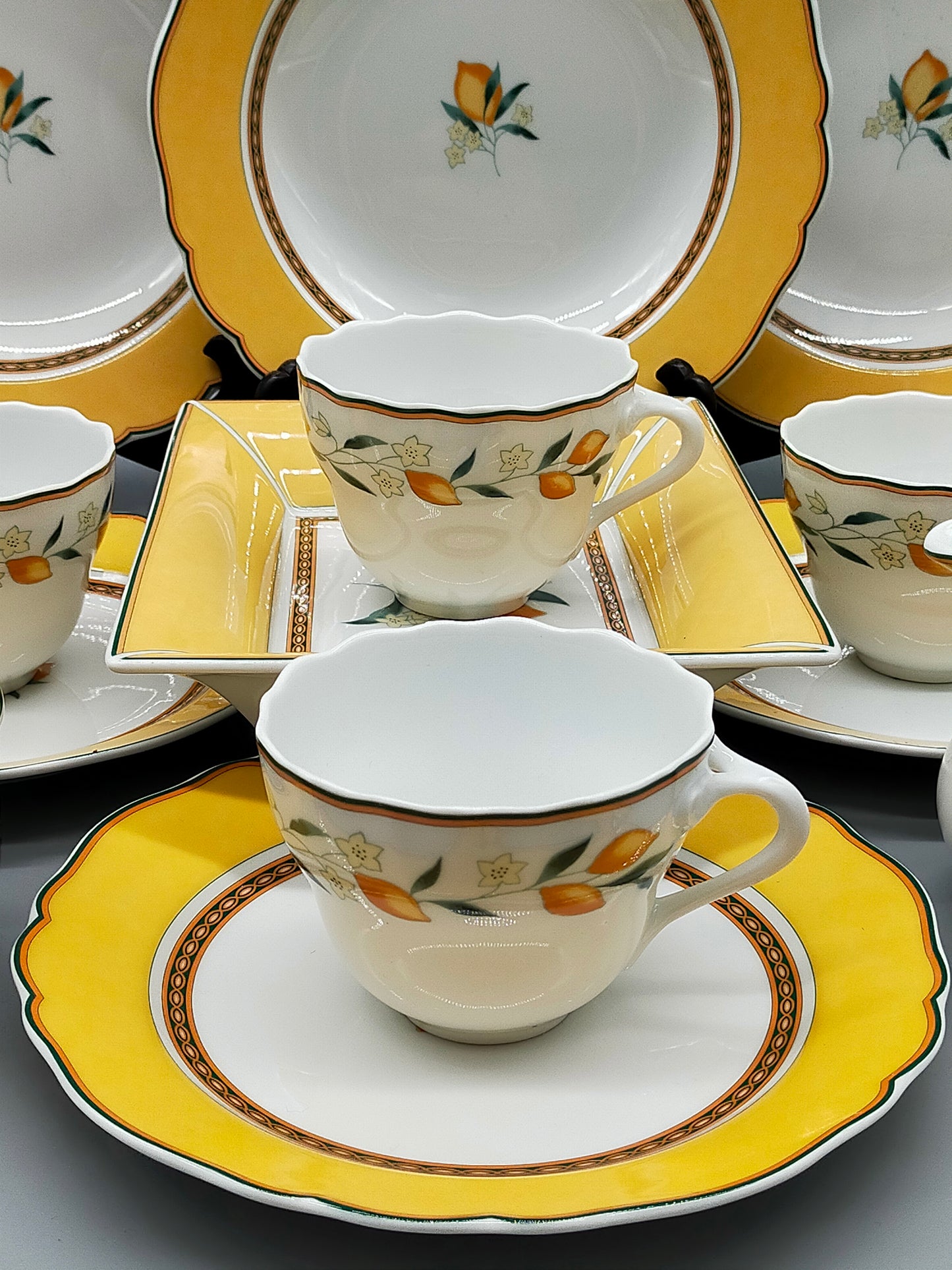 Hutschenreuther Medley Alfabia Kaffeeservice Porzellan