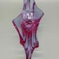 Elegante Murano Stil Glasschale Violett Rosa Design Schale