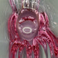 Elegante Murano Stil Glasschale Violett Rosa Design Schale