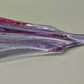 Elegante Murano Stil Glasschale Violett Rosa Design Schale