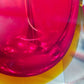 Massiver Murano Sommerso Glas Aschenbecher