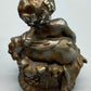 Antike Putto Bronze Figur mit Trauben im Barock Stil