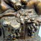 Antike Putto Bronze Figur mit Trauben im Barock Stil