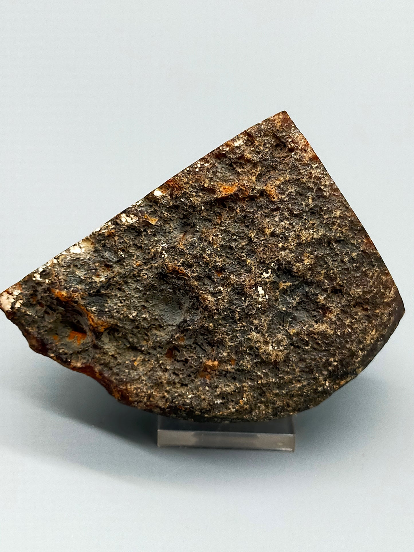 Polierte Achat Scheibe Natürliches Mineral Segment mit Bänderung