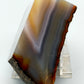 Polierte Achat Scheibe Natürliches Mineral Segment