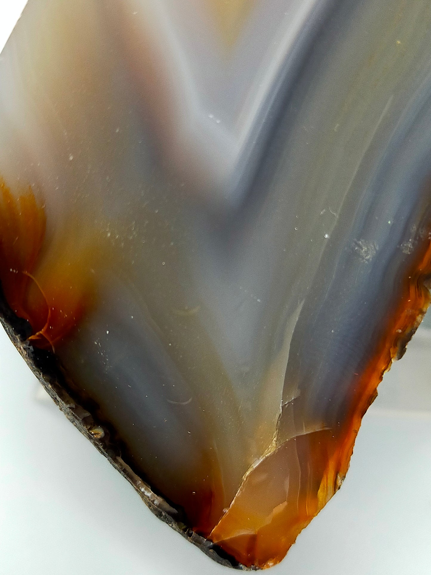 Polierte Achat Scheibe Natürliches Mineral Segment
