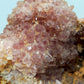 Faszinierende Amethyst Druse Rosa Kristalle im natürlichen
