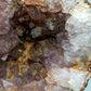 Faszinierende Amethyst Druse Rosa Kristalle im natürlichen