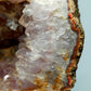 Faszinierende Amethyst Druse Rosa Kristalle im natürlichen