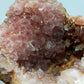 Faszinierende Amethyst Druse Rosa Kristalle im natürlichen