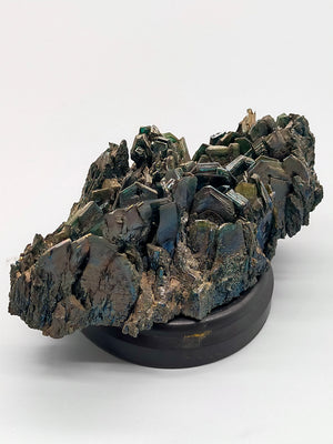 Schillernde Karborund Kristall Stufe Farbenprächtiges Mineral
