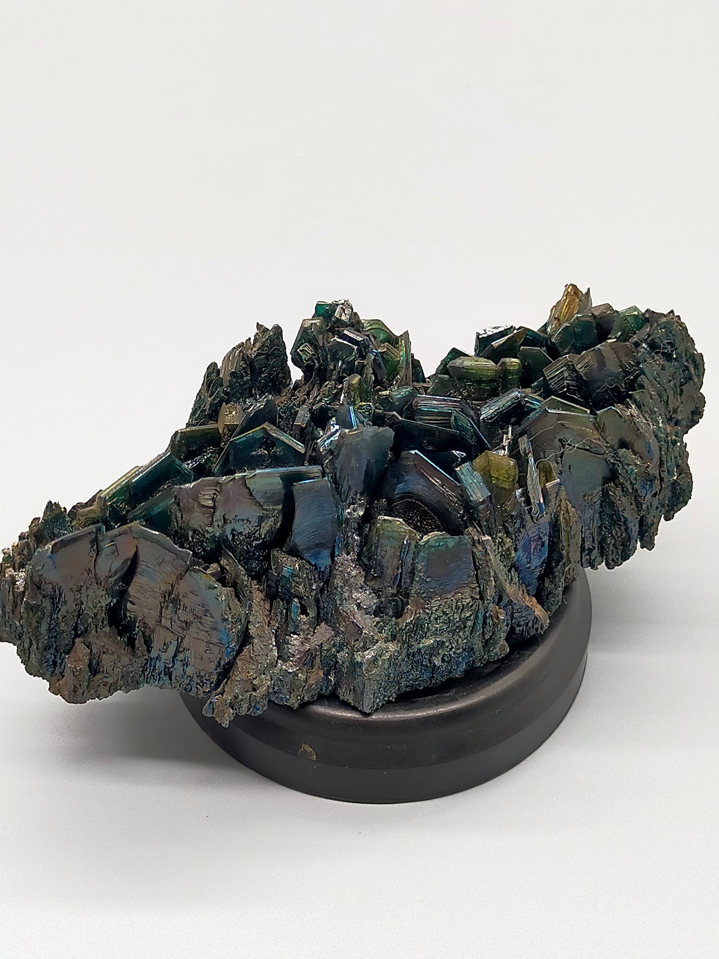 Schillernde Karborund Kristall Stufe Farbenprächtiges Mineral