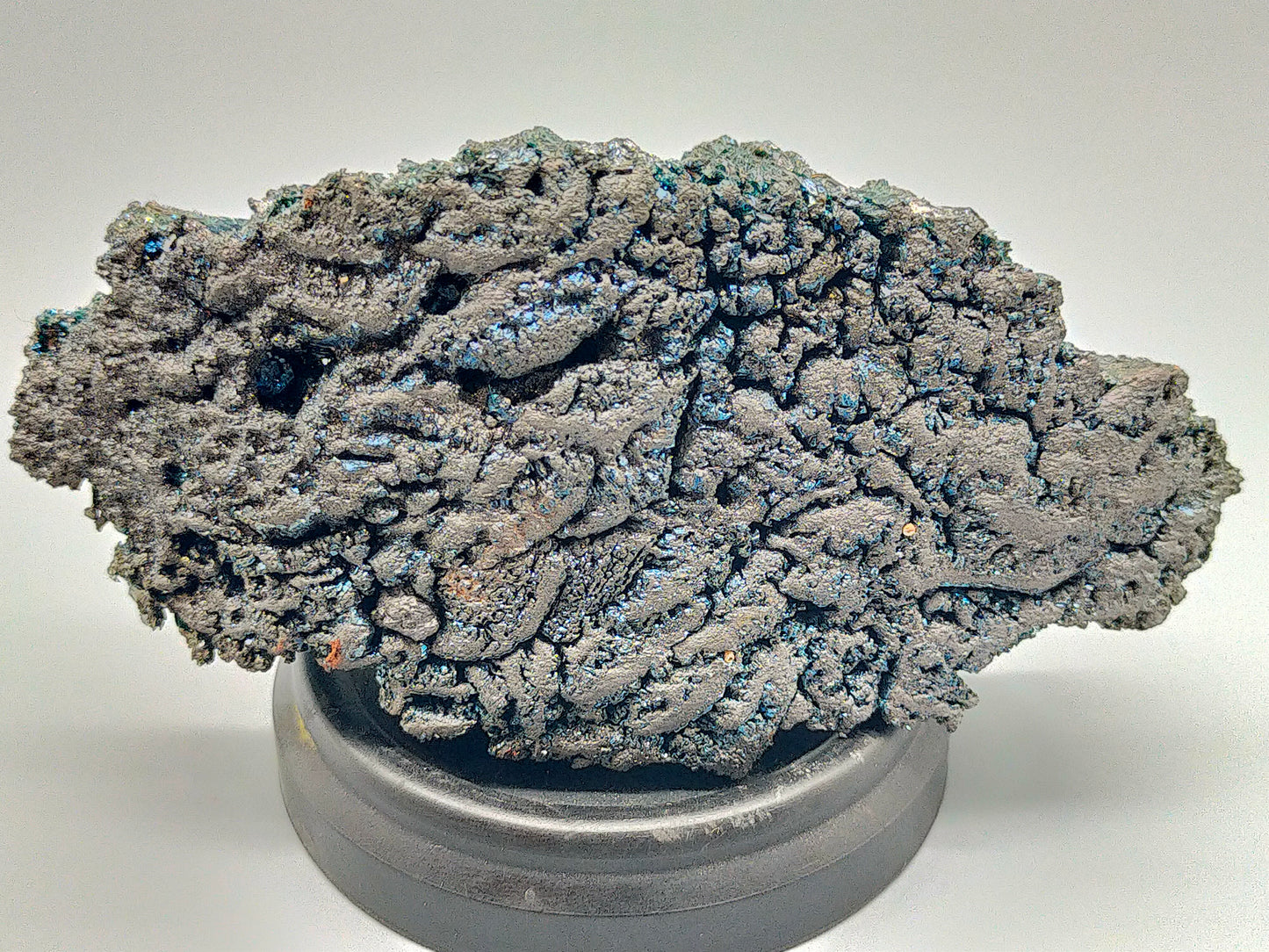 Schillernde Karborund Kristall Stufe Farbenprächtiges Mineral