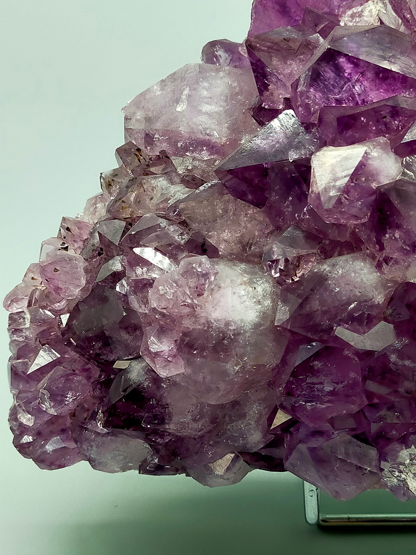 Prachtvolle Amethyst Druse Große Kristallstufe in intensivem Violett