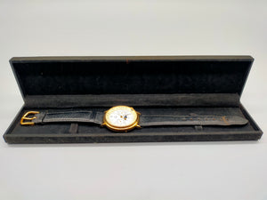 Elegante Royal Herren Uhr mit Mondphase Klassisches Design