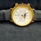 Elegante Royal Herren Uhr mit Mondphase Klassisches Design