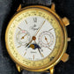 Elegante Royal Herren Uhr mit Mondphase Klassisches Design