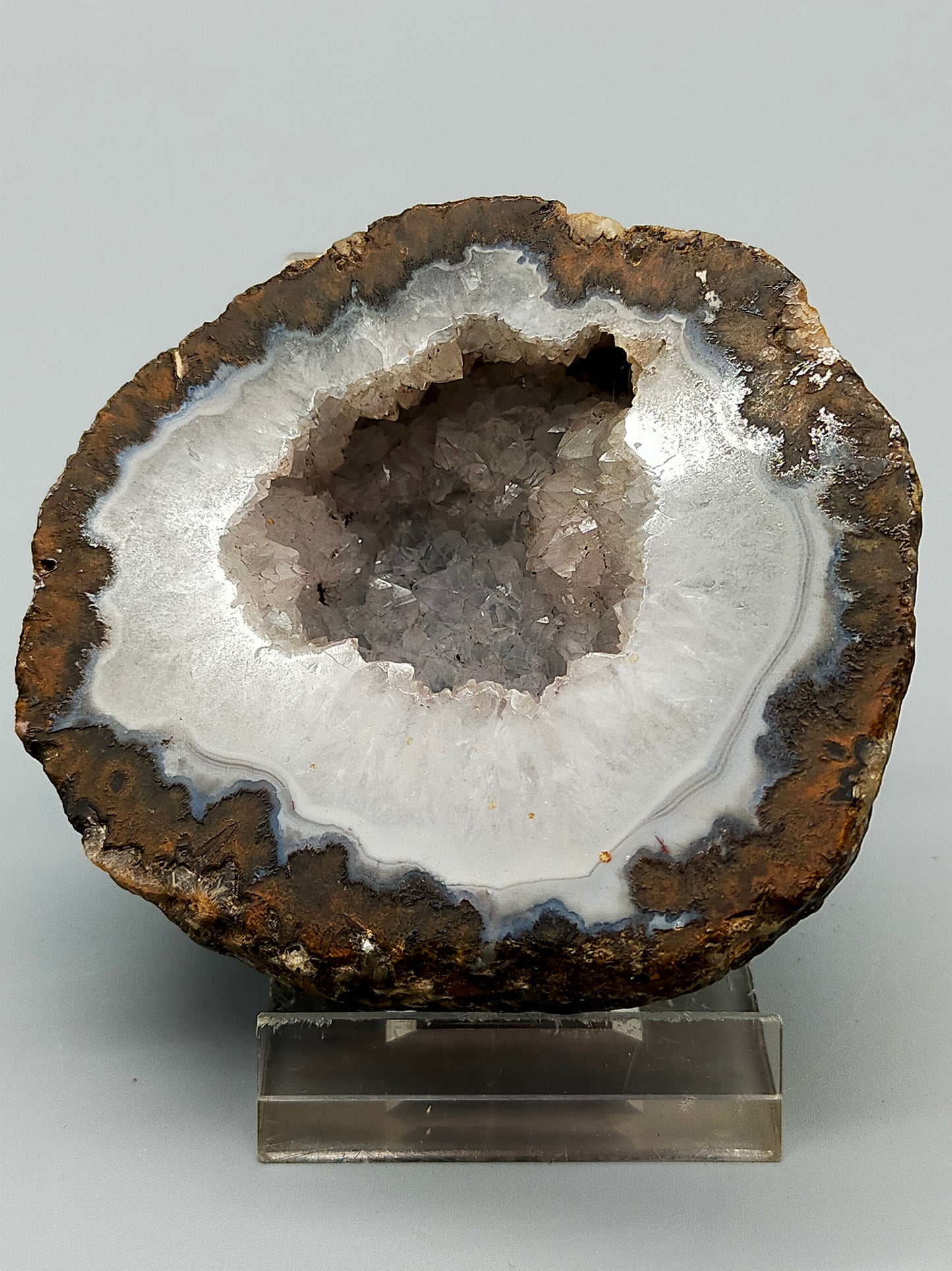 Eindrucksvolle Mineralien Druse – Natürliche Amethyst Geode