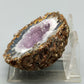 Eindrucksvolle Amethyst Geode Naturkristall mit Calcit-Einschluss