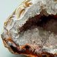 Prachtvolle Kristall Druse mit Achatband