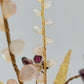 Edelstein Baum aus Rosenquarz und Granat Kunstvolle Handarbeit