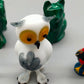 Konvolut Tierfiguren aus Kristall und Malachit 9 teiliges Set