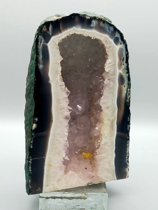 Wunderschöne Amethyst Druse Naturbelassener Kristall Geode