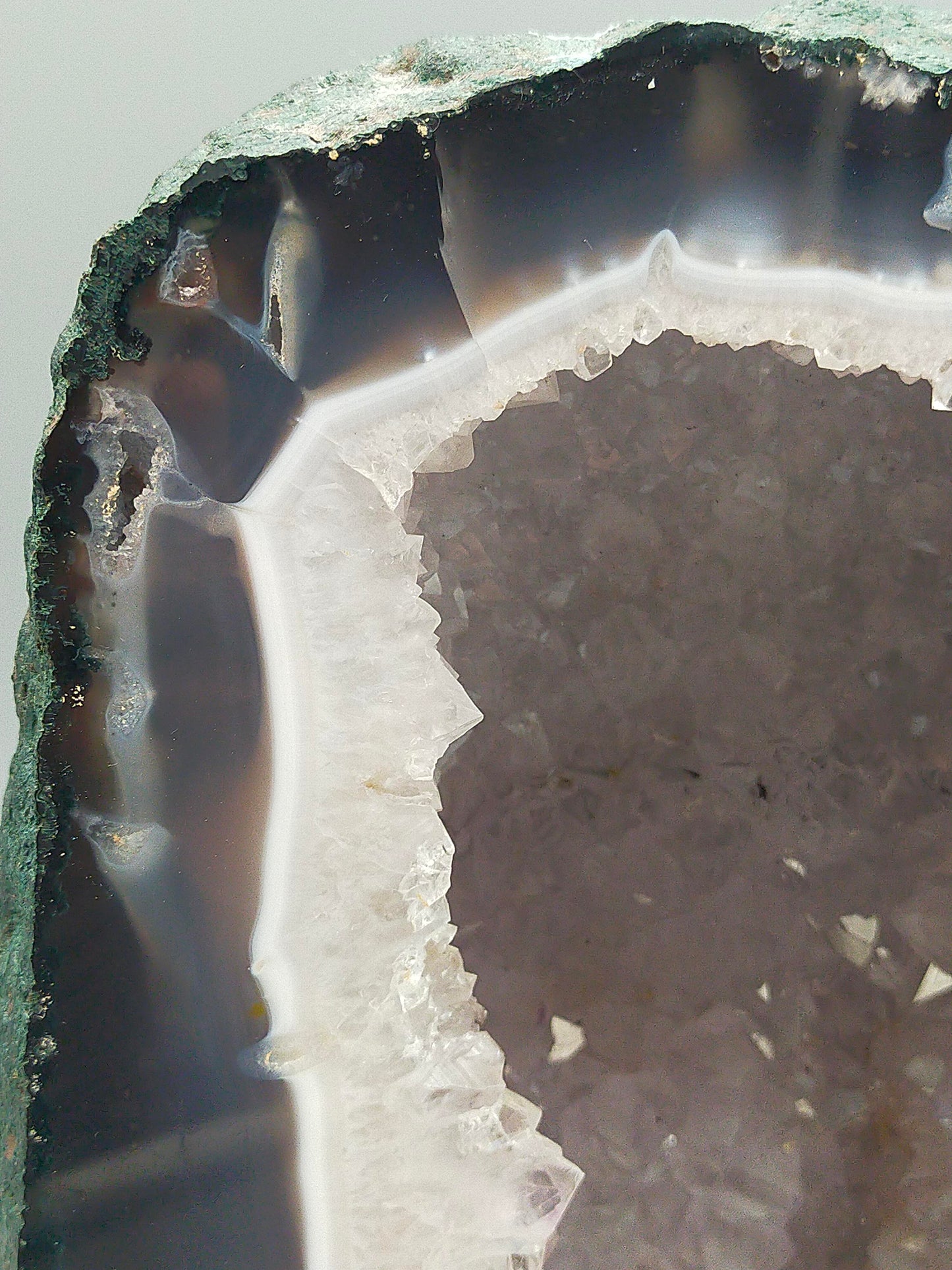 Wunderschöne Amethyst Druse Naturbelassener Kristall Geode