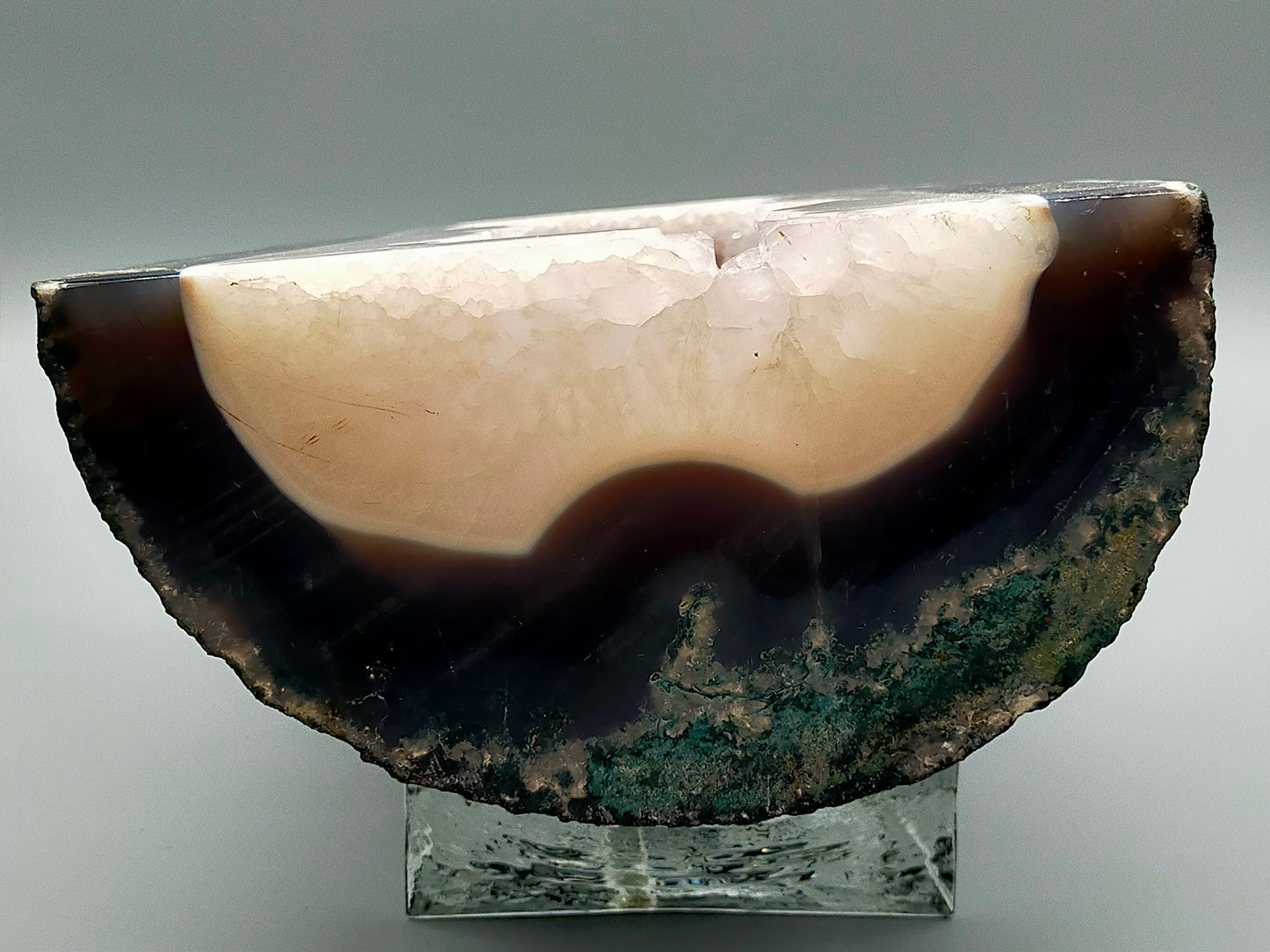 Wunderschöne Amethyst Druse Naturbelassener Kristall Geode