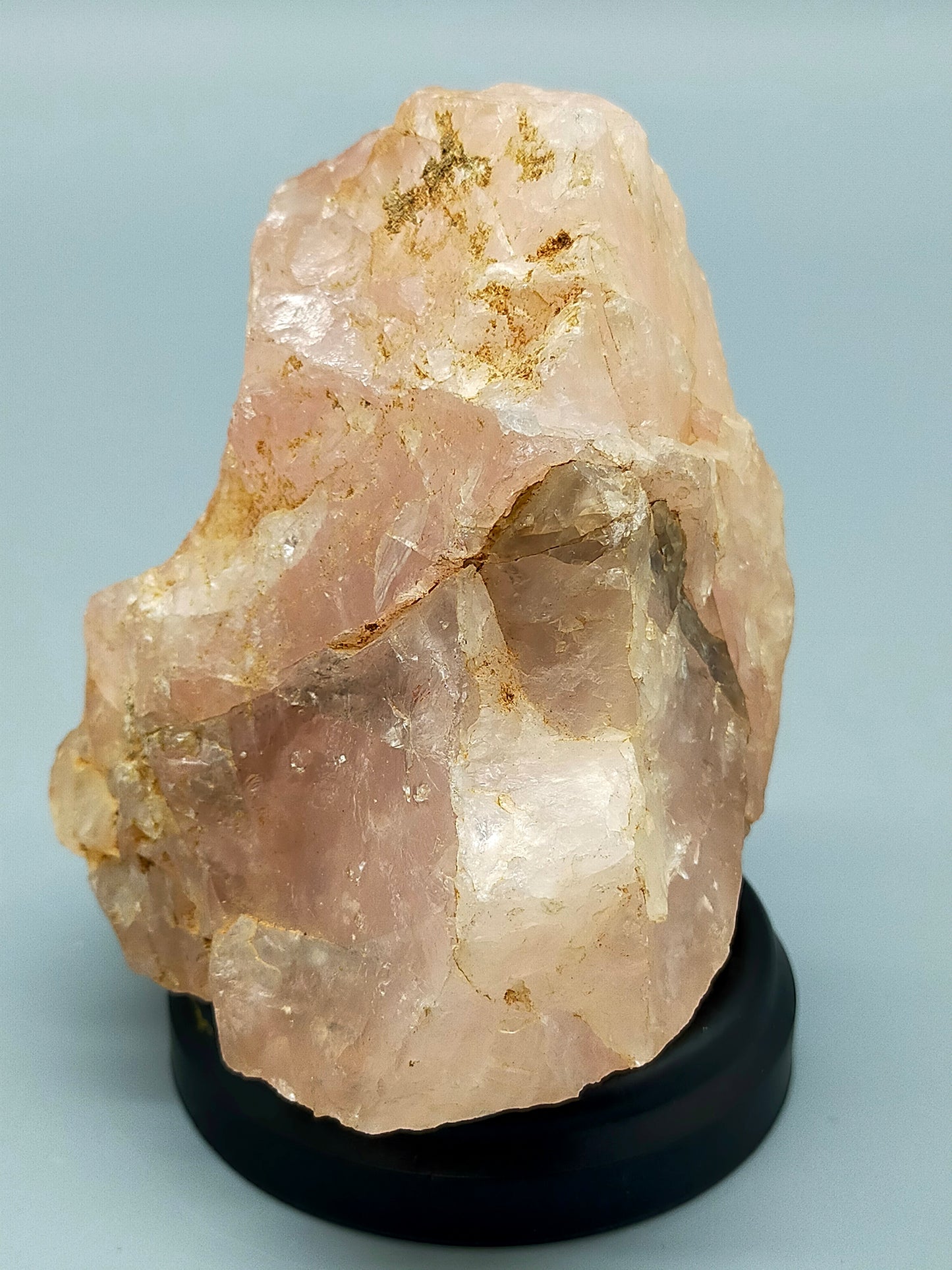 Natürlicher Rosenquarz Rohstein Mineralien Kristall
