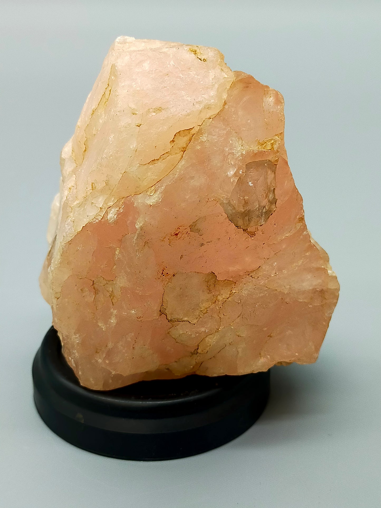 Natürlicher Rosenquarz Rohstein Mineralien Kristall