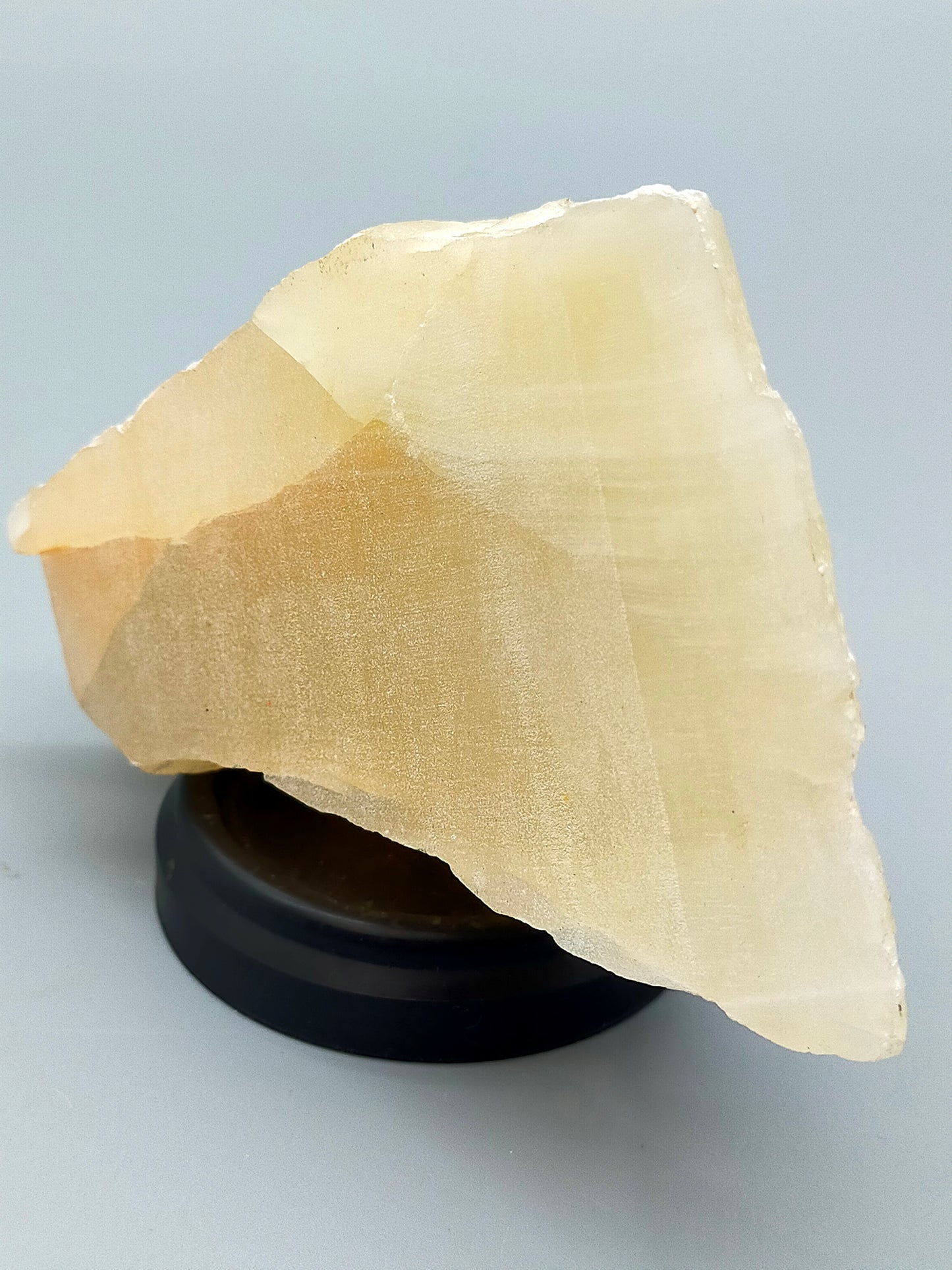 Natur Honigkalzit Rohstein Eindrucksvolles Mineral
