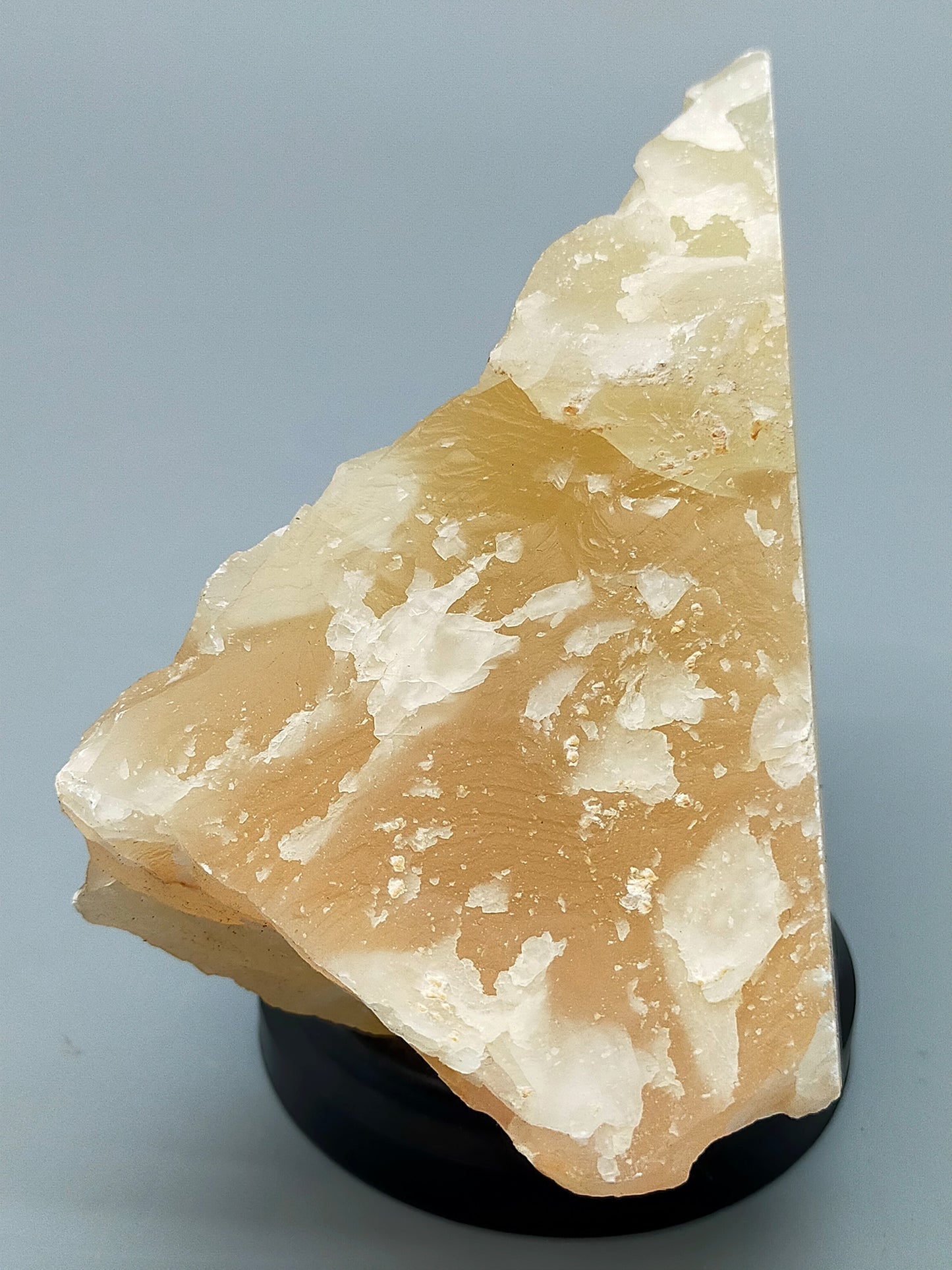 Natur Honigkalzit Rohstein Eindrucksvolles Mineral